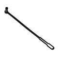 Universal dust caps for 2.5mm ferrule Black w/strap. For SC, FC, ST. 100-pack